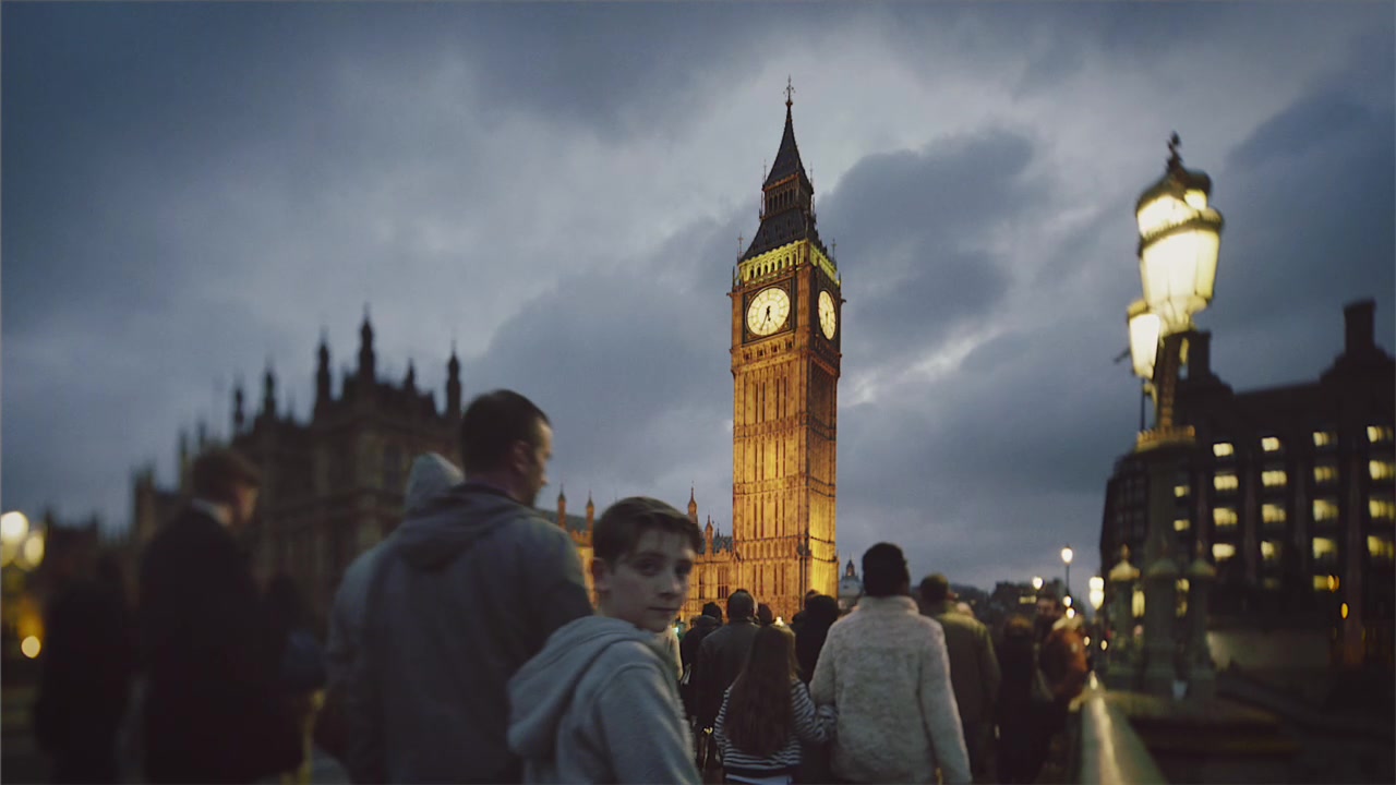 Big Ben at dusk, London