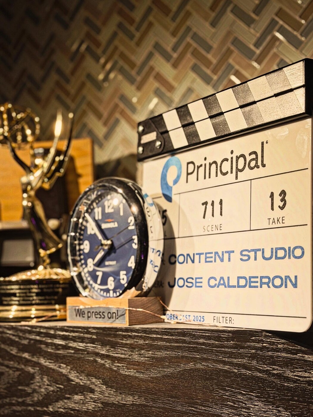 Content Studio slate