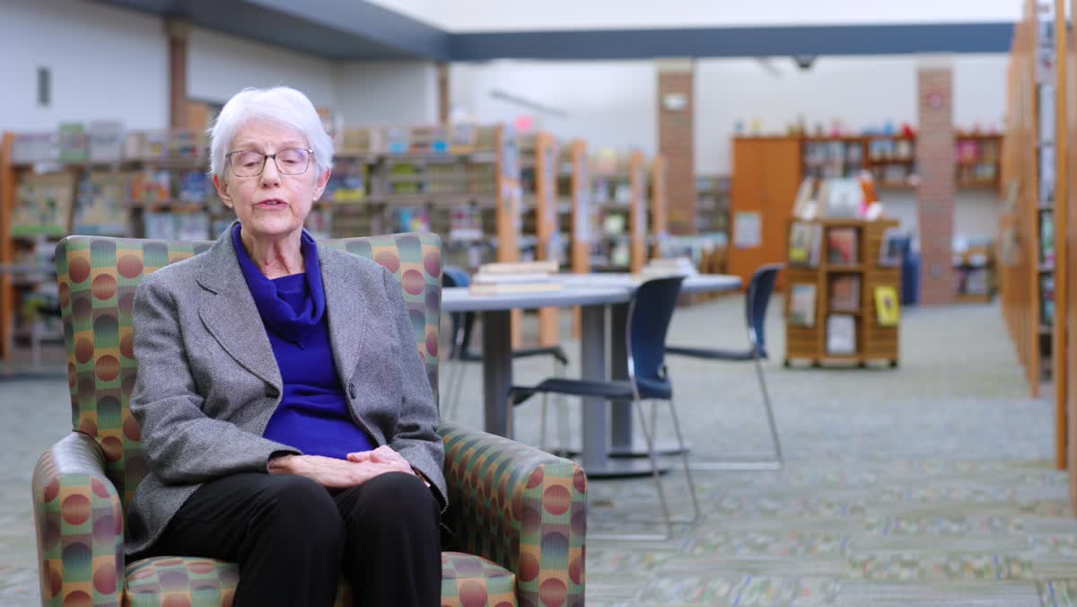 Frame from the Norwalk Public Library film